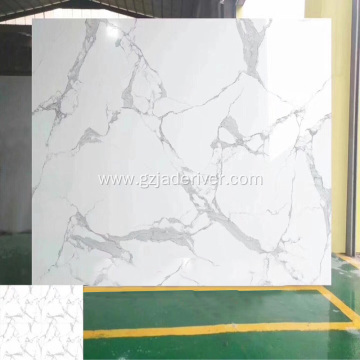 Polished Artificial Stone with Veins Slab-Nano Glass